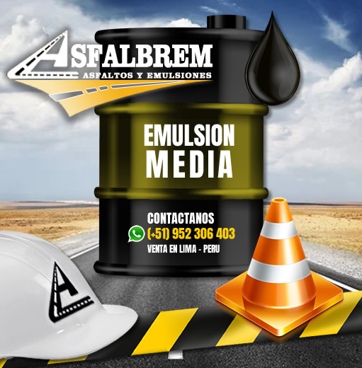 venta de emulsion asfaltica media